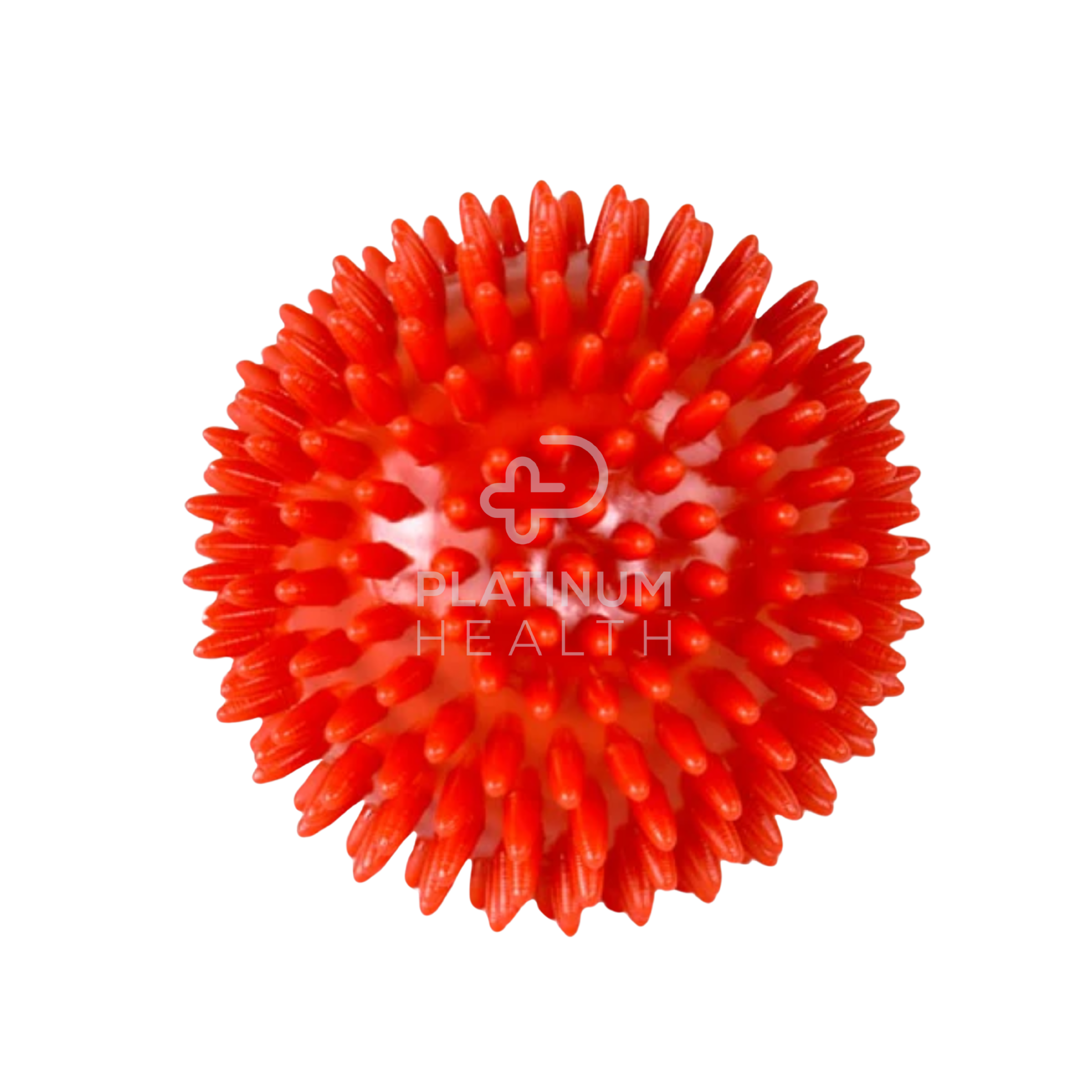 ILS Physio Premium Red Spikey Ball – a 9cm deep tissue massage tool designed to relieve muscle tension, improve circulation, and enhance flexibility