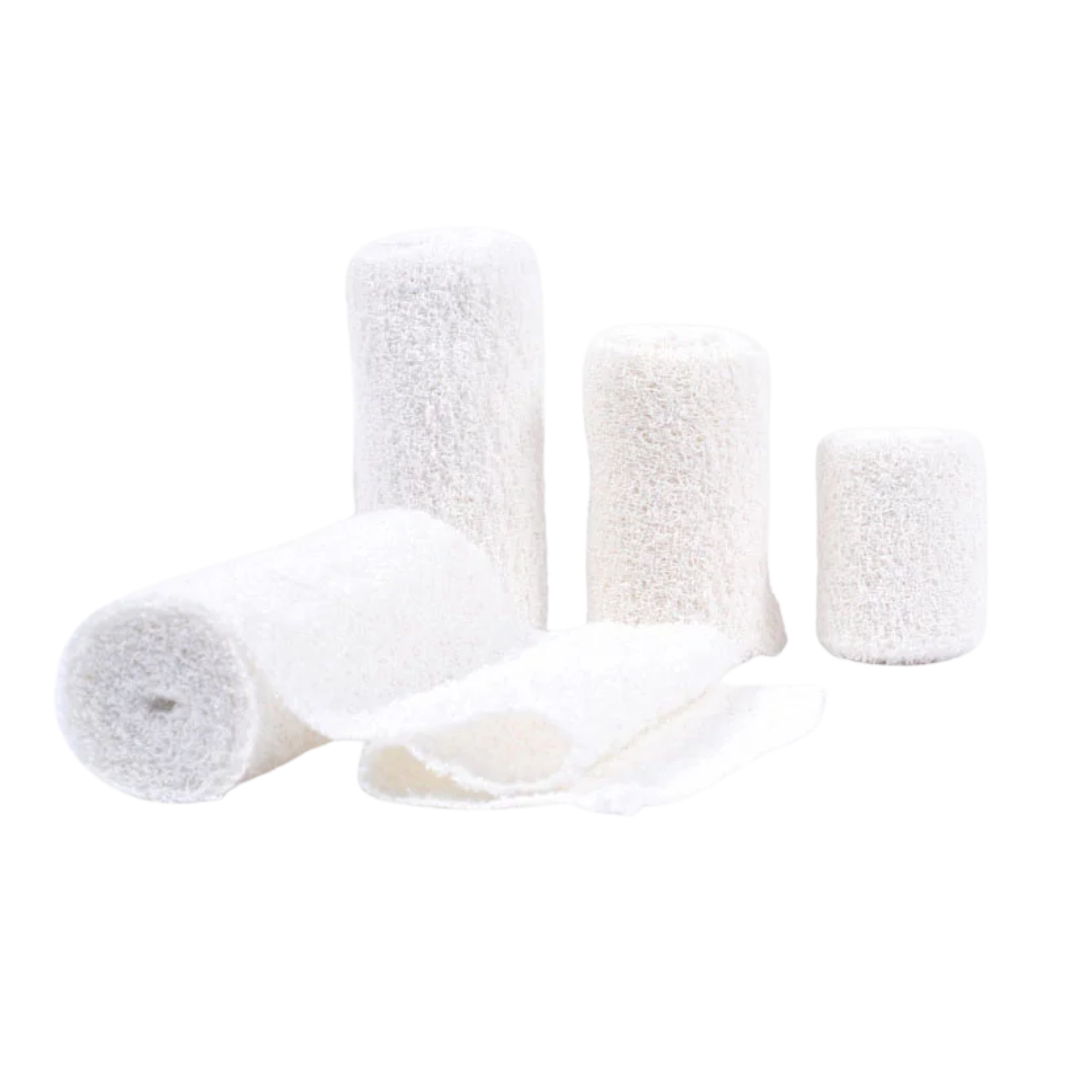 Medicrepe cotton crepe bandage rolls – light support, soft and breathable, ideal for wound care and secure dressing