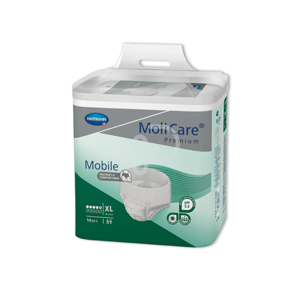 Molicare Premium Mobile 5 Drops X-Large Disposable Pads Pants & Liners