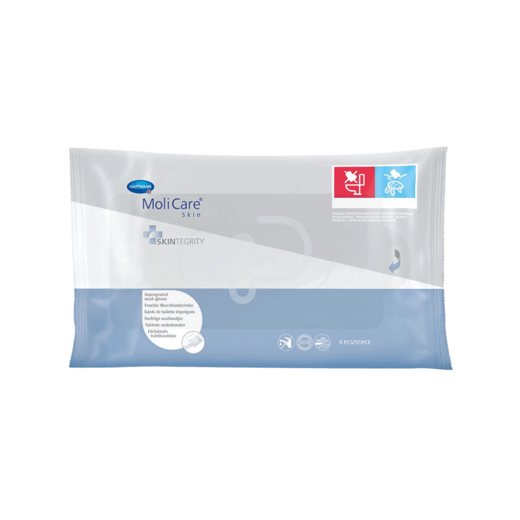 Molicare Skin Wash Gloves Cleansing & Bathing