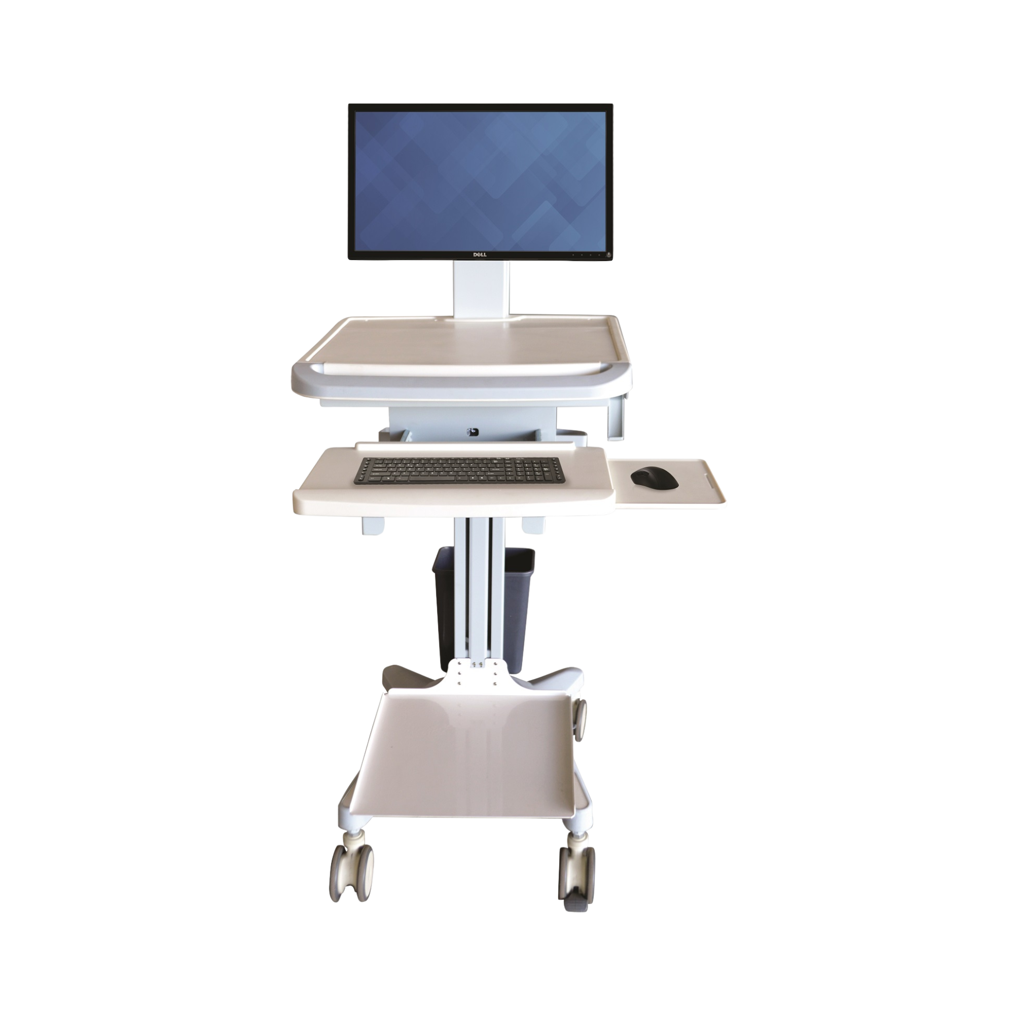 Computer Trolley With Printer Shelf Each Medical Carts & Trolleys