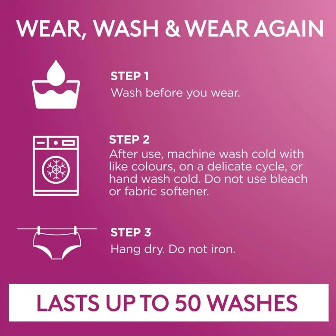 Poise 2 in 1 Washable Underwear