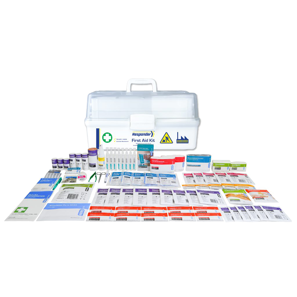 Responder 4 Series Plastic Tacklebox First Aid Kit Kits