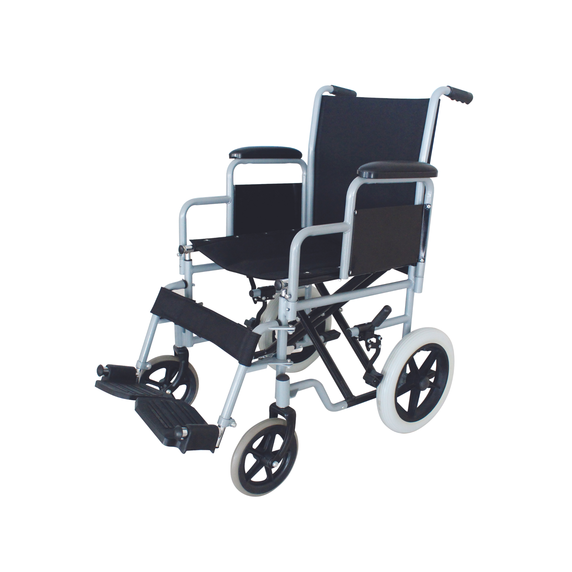 High Quality And Smooth Moving Patient Mover Wheelchair 18 In With 110 Kg Weight Capacity