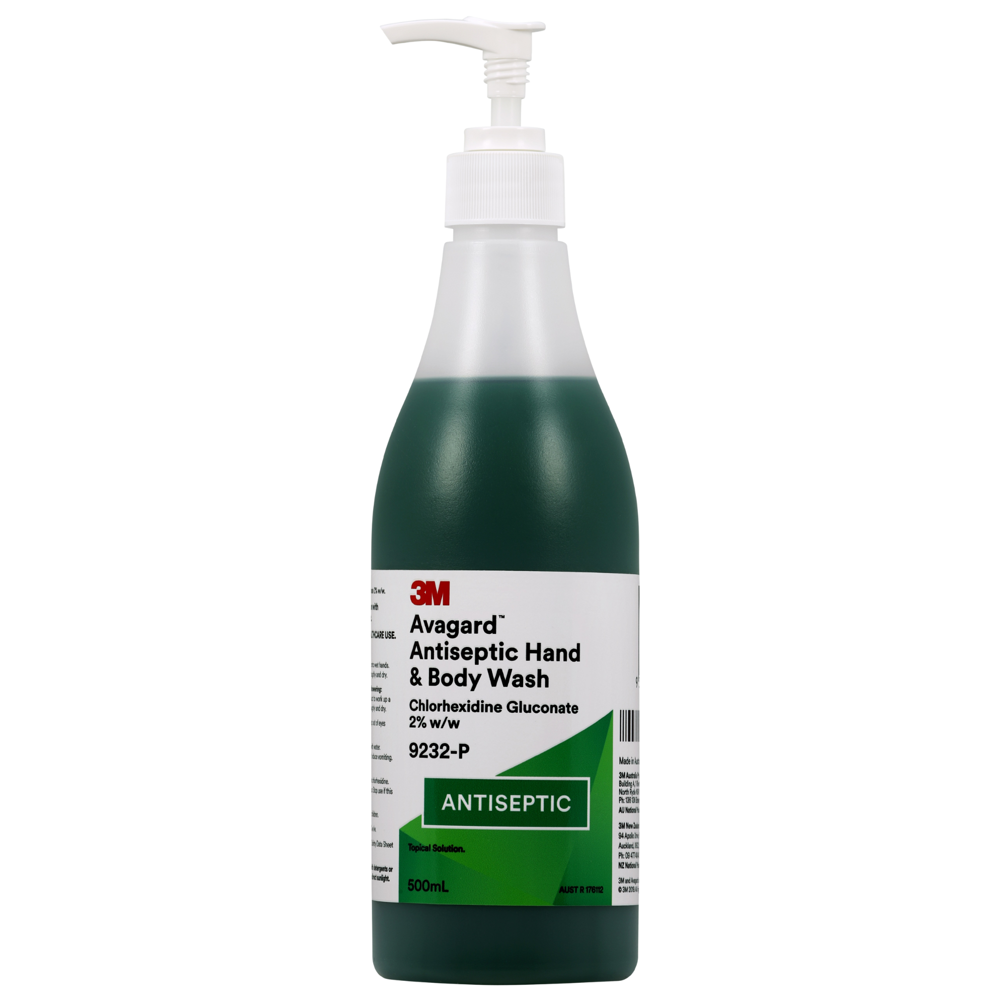 3M Avagard Antiseptic Hand & Body Wash 500ml