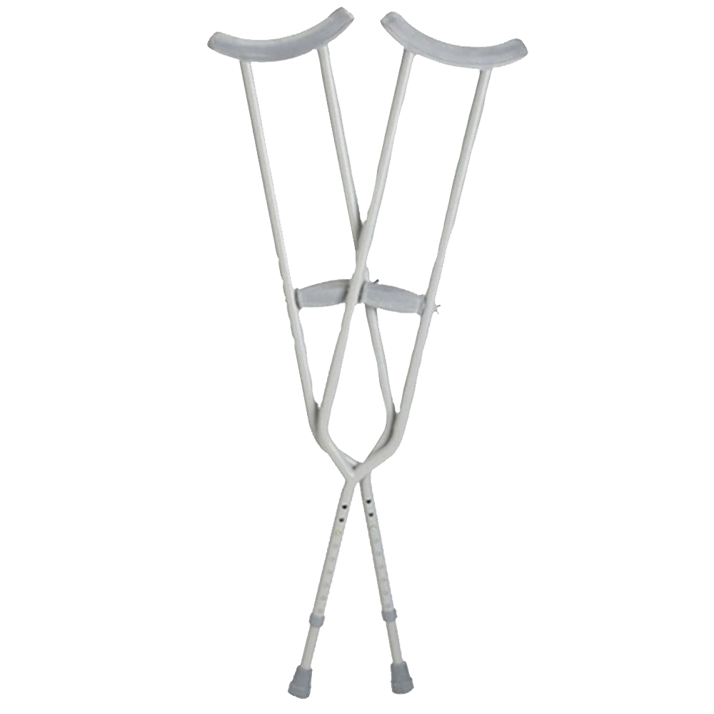 Breezy Wing Nut Underarm Crutches Tall Adult Walking Aids