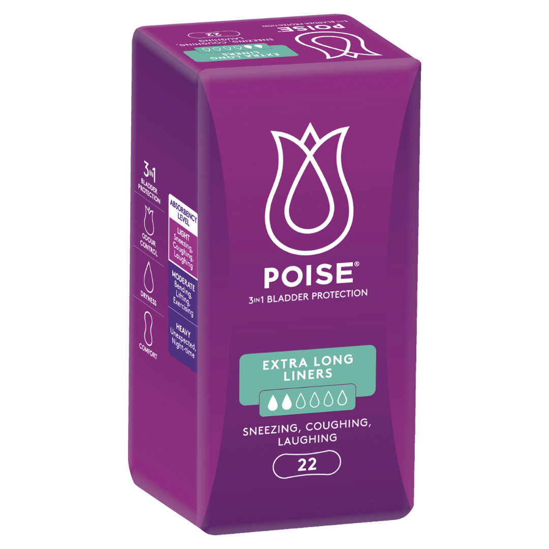 Poise Extra Long Liners Disposable Pads Pants &
