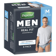 Depend Realfit Underwear For Men Disposable Pads Pants & Liners