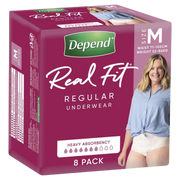 Depend Realfit Underwear Regular For Women Disposable Pads Pants & Liners
