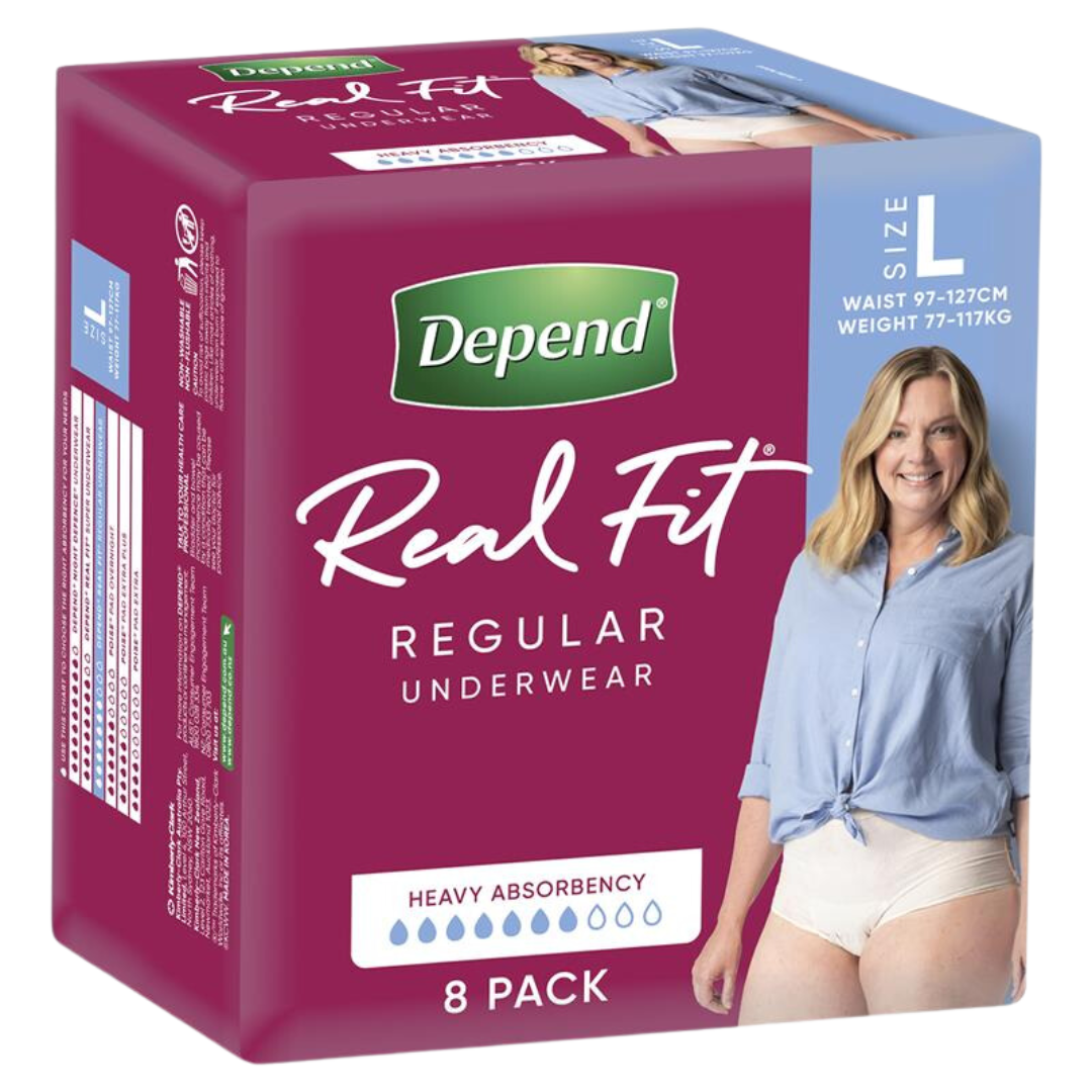Depend Realfit Underwear Regular For Women Disposable Pads Pants & Liners