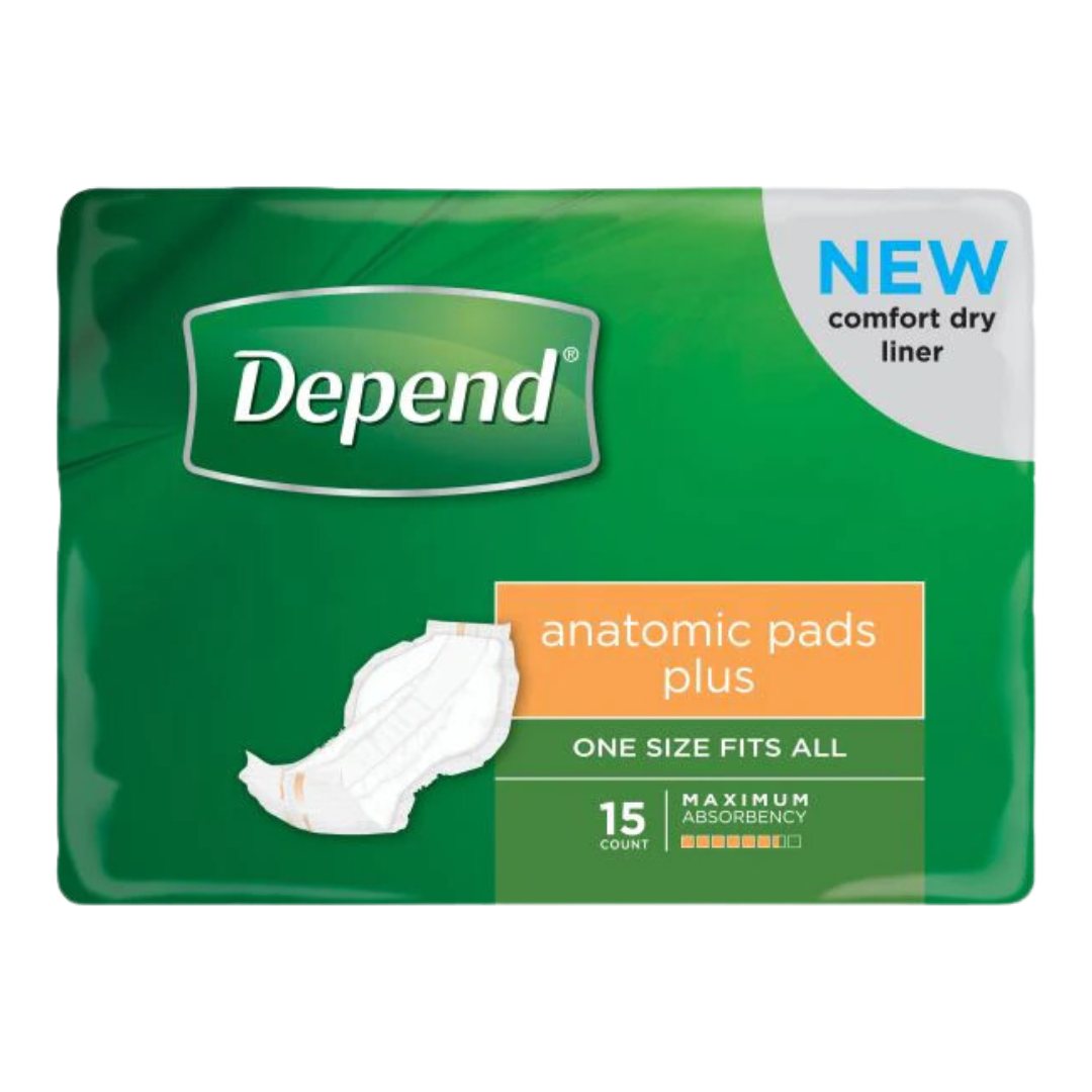 Depend Anatomic Pads Plus
