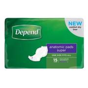 Depend Anatomic Pads Super Disposable Pants & Liners