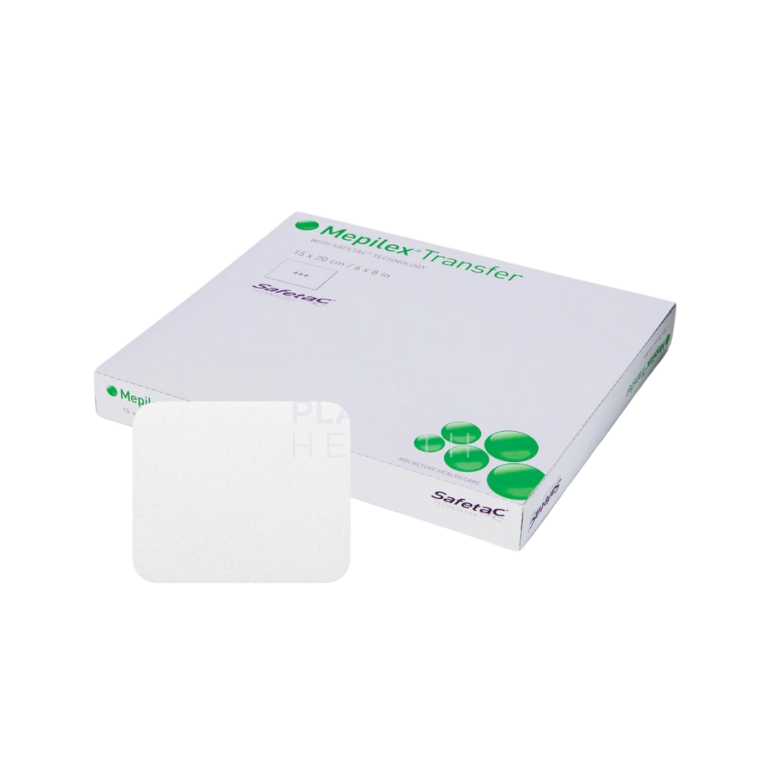 Molnlycke Mepilex Transfer Foam Dressing 15X20Cm Absorbent Dressings
