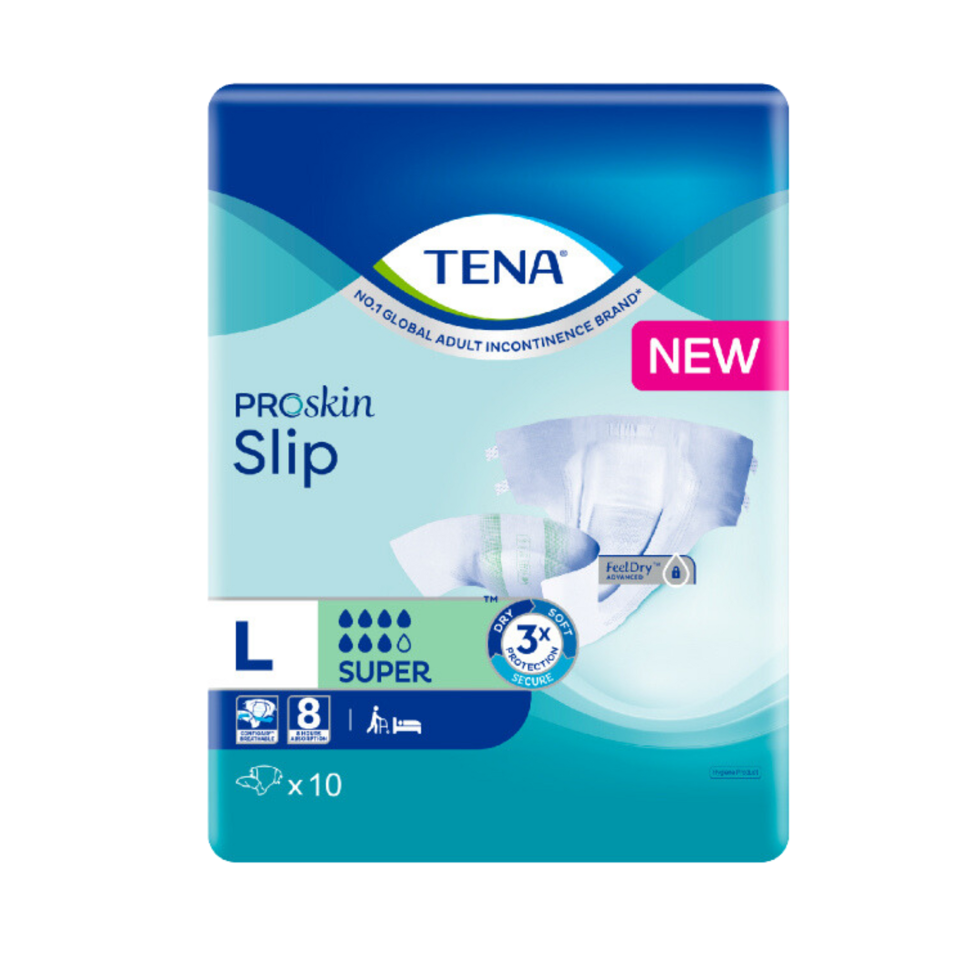 Tena Slip Proskin Super Large Disposable Pads Pants & Liners