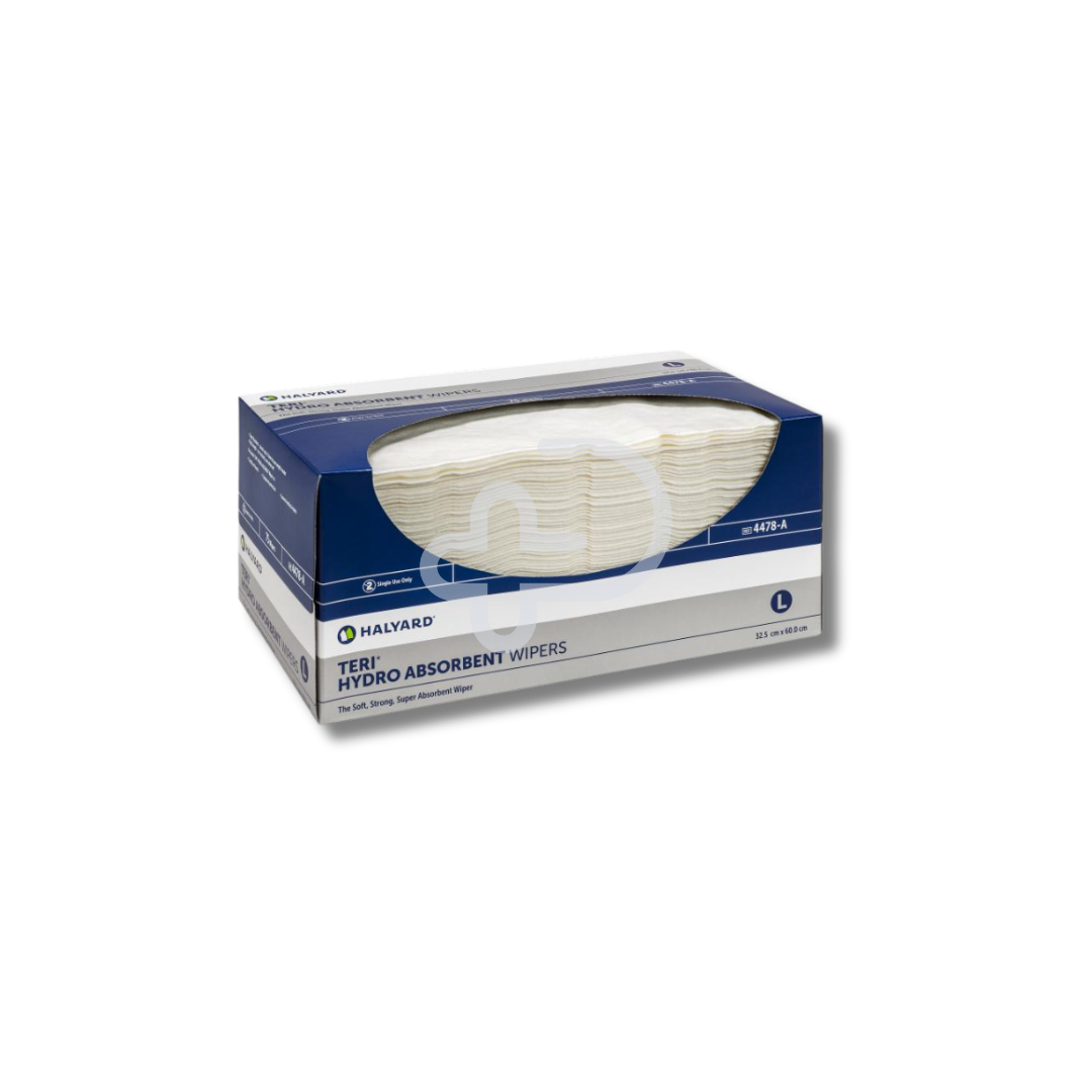 Halyard Teri Wiper Hydroknit Low Lint Clinical Towels