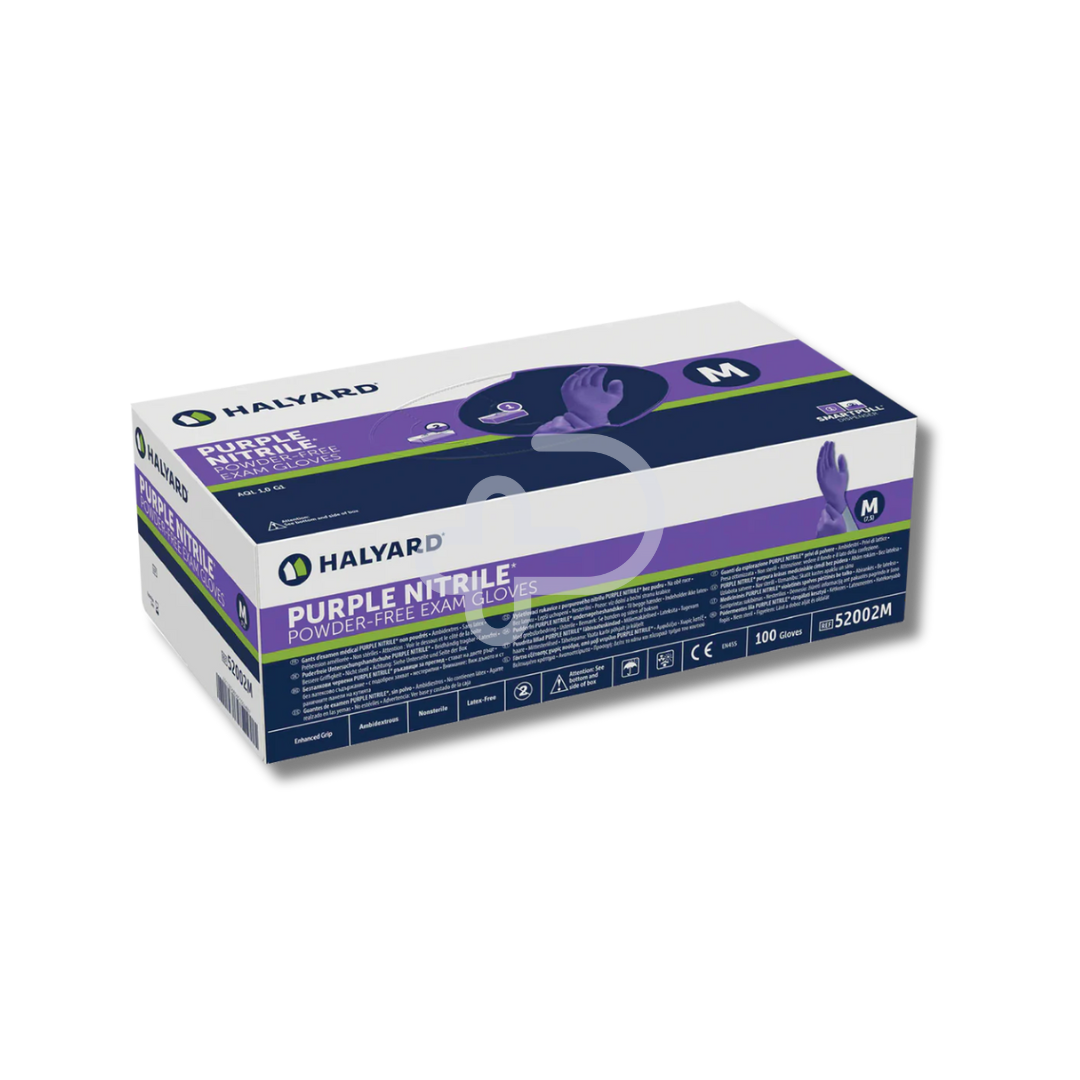 Halyard Purple Nitrile Exam Gloves Examination