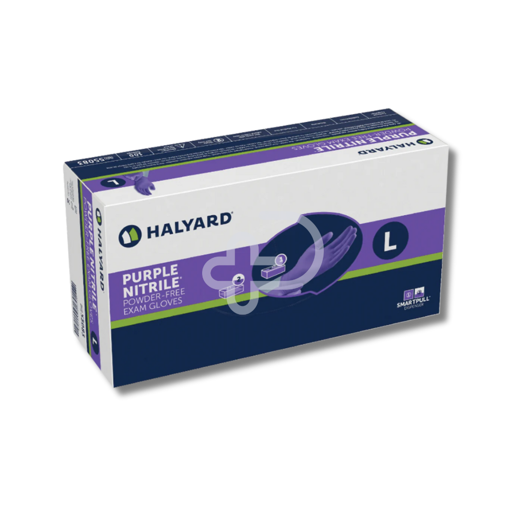 Halyard Purple Nitrile Exam Gloves Examination