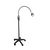6W LED Examination Light Black Including Mobile Base and Wall Mount
