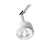 6W LED Examination Light with flexible gooseneck, mobile base, and wall mount – clinical-grade medical lighting in white finish.