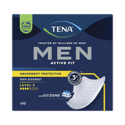 Tena Men Active Fit Absorbent Protector Level 2 Disposable Pads Pants & Liners