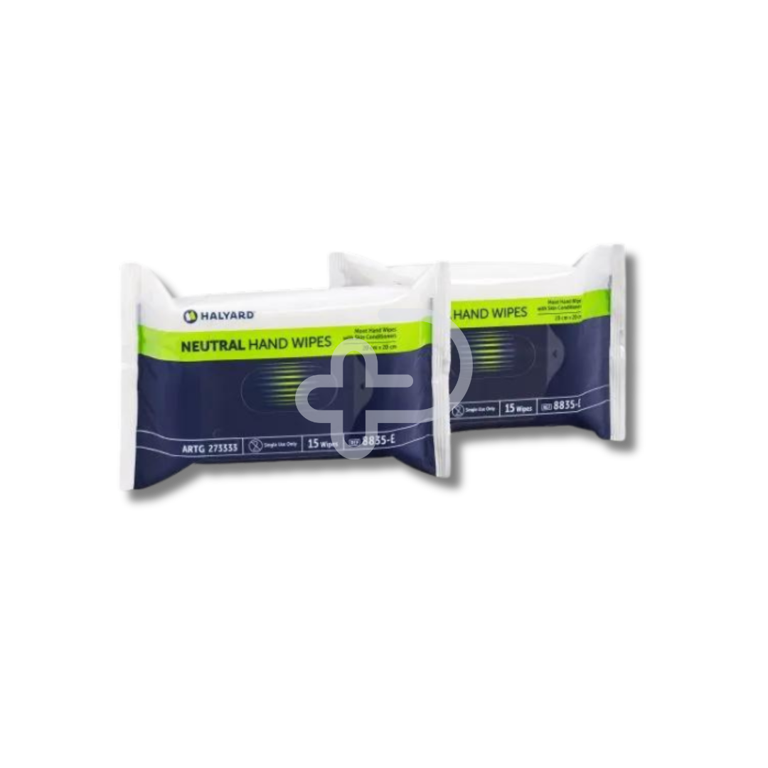 Halyard Neutral Hand Wipes Soft Pack 20Cm X Clinical Towels