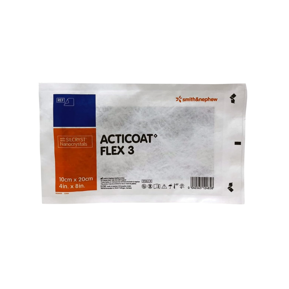 Acticoat Three Day Anti Microbial Barrier Dressing 10 x 20cm