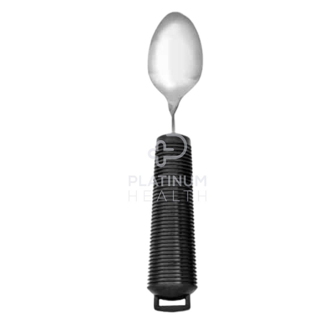 ADL bendable cutlery utensils, spoon for easier handling and dining support.