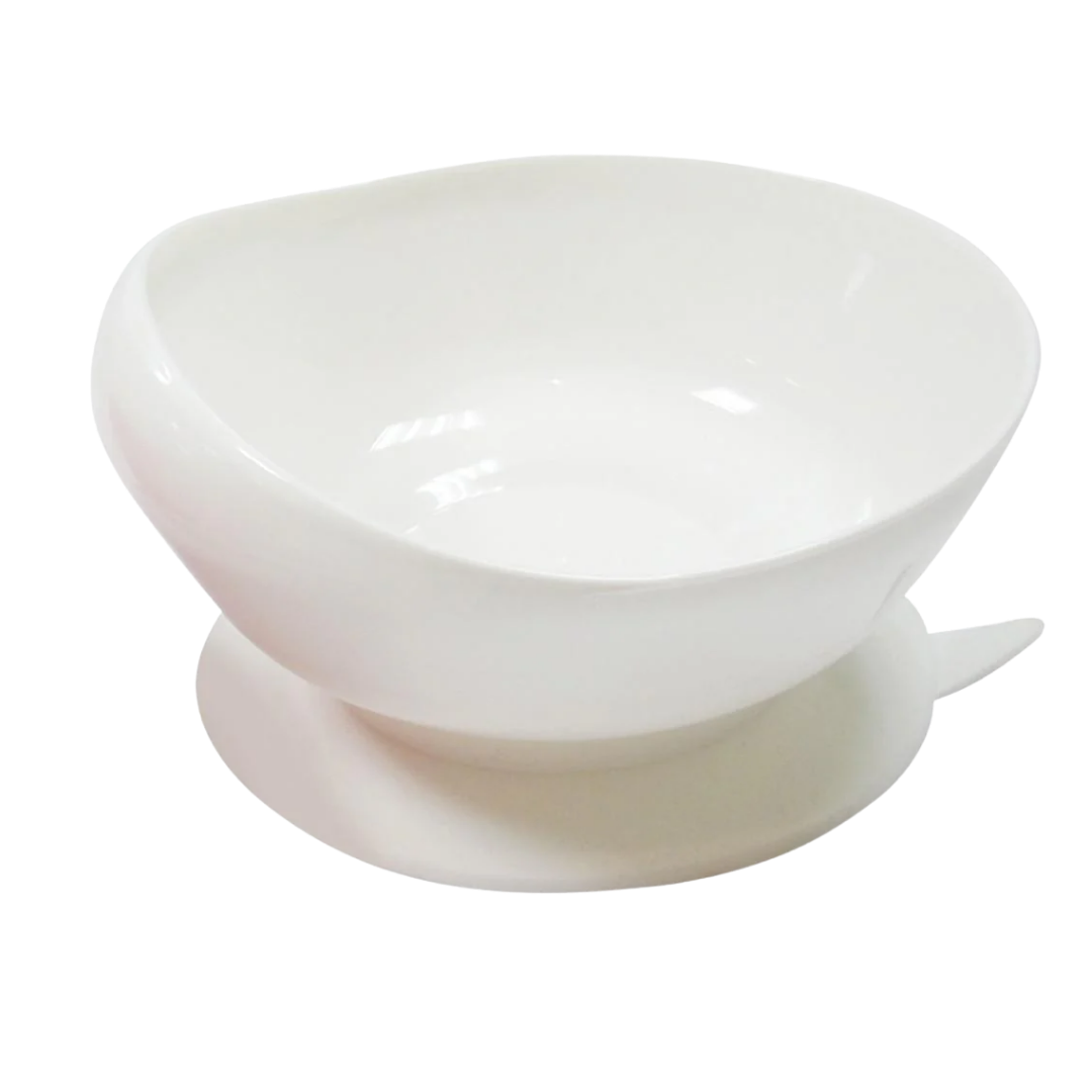 ADL Kitchen Medici Scoop Bowl with suction cup base, stable non-slip design, high-sided edge for easy scooping, supports independence in safe food preparation.