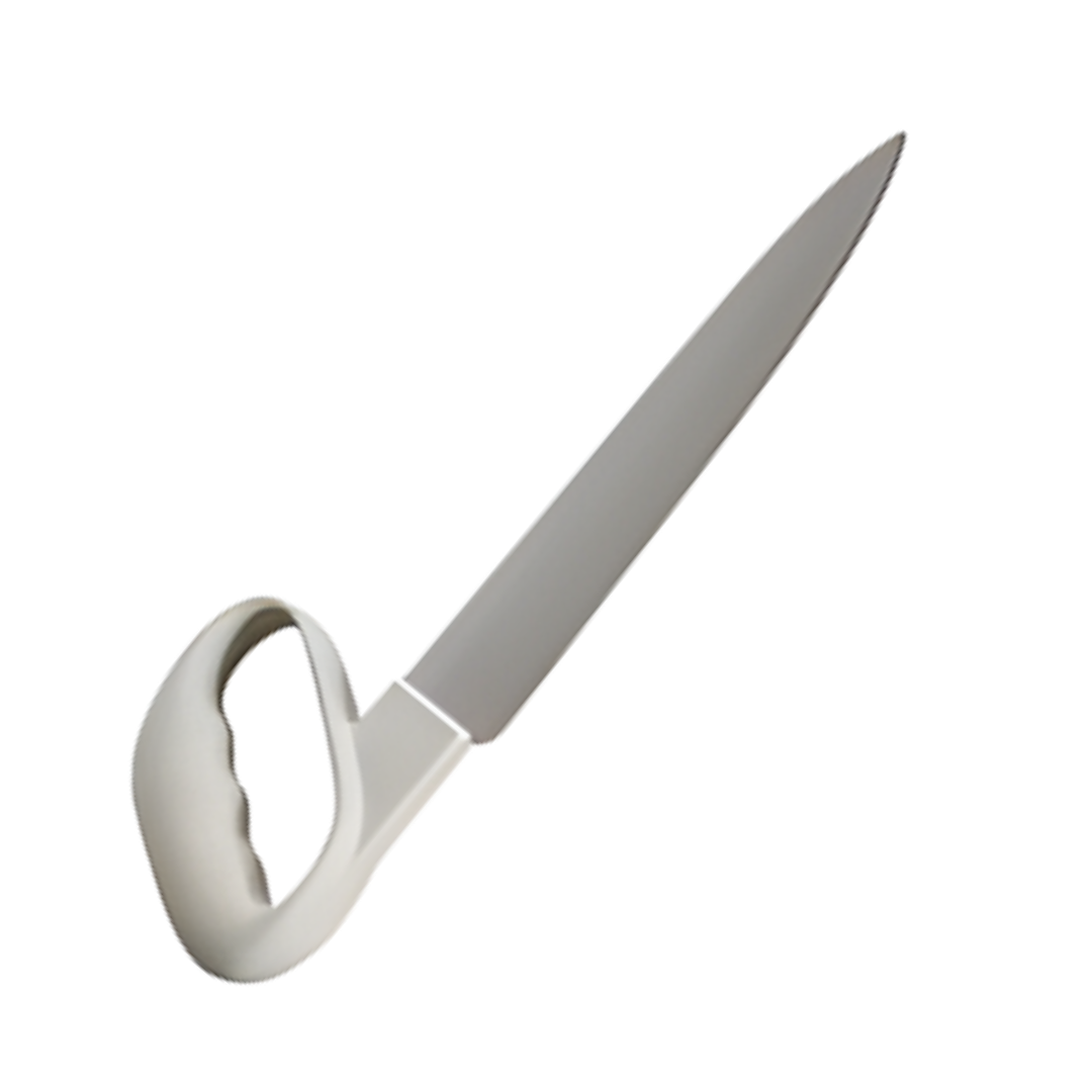 ADL Kitchen Reflex Chefs Knife Standard with ergonomic handle reduces wrist strain, offering safe and comfortable food preparation for daily living needs.
