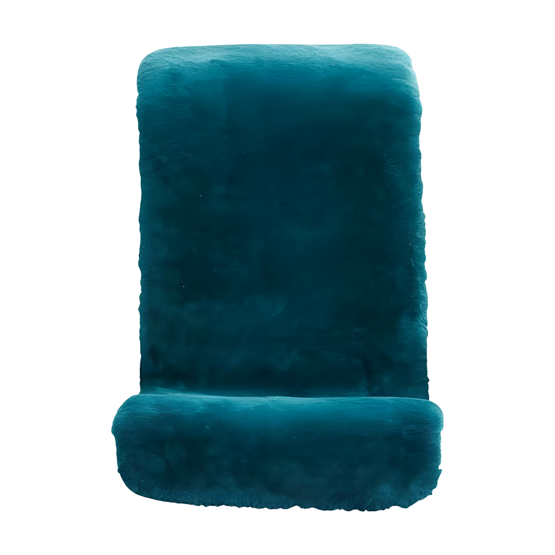 Standard medical-grade sheepskin wheelchair cover offering comfort, pressure relief, and skin protection.