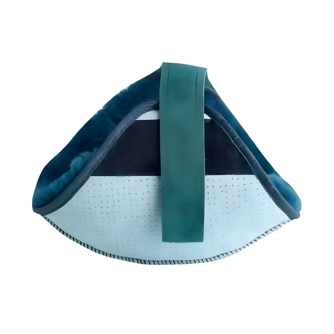 Soft sheepskin elbow protector providing comfort, breathability, and pressure relief for aged care and hospital patients.