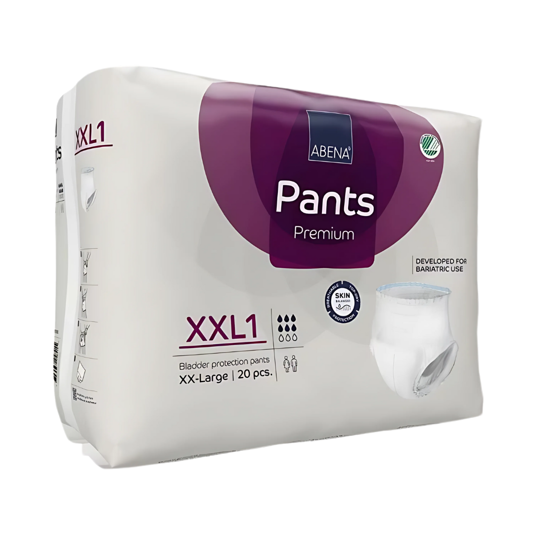 Abena Pants Bariatric 2XL1 – 1700ml incontinence underwear for waist sizes 153–203cm