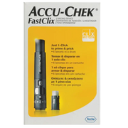 Accu-Chek Fastclix Kit – Lancing device with 6-lancet drum for comfortable, hygienic blood glucose testing.