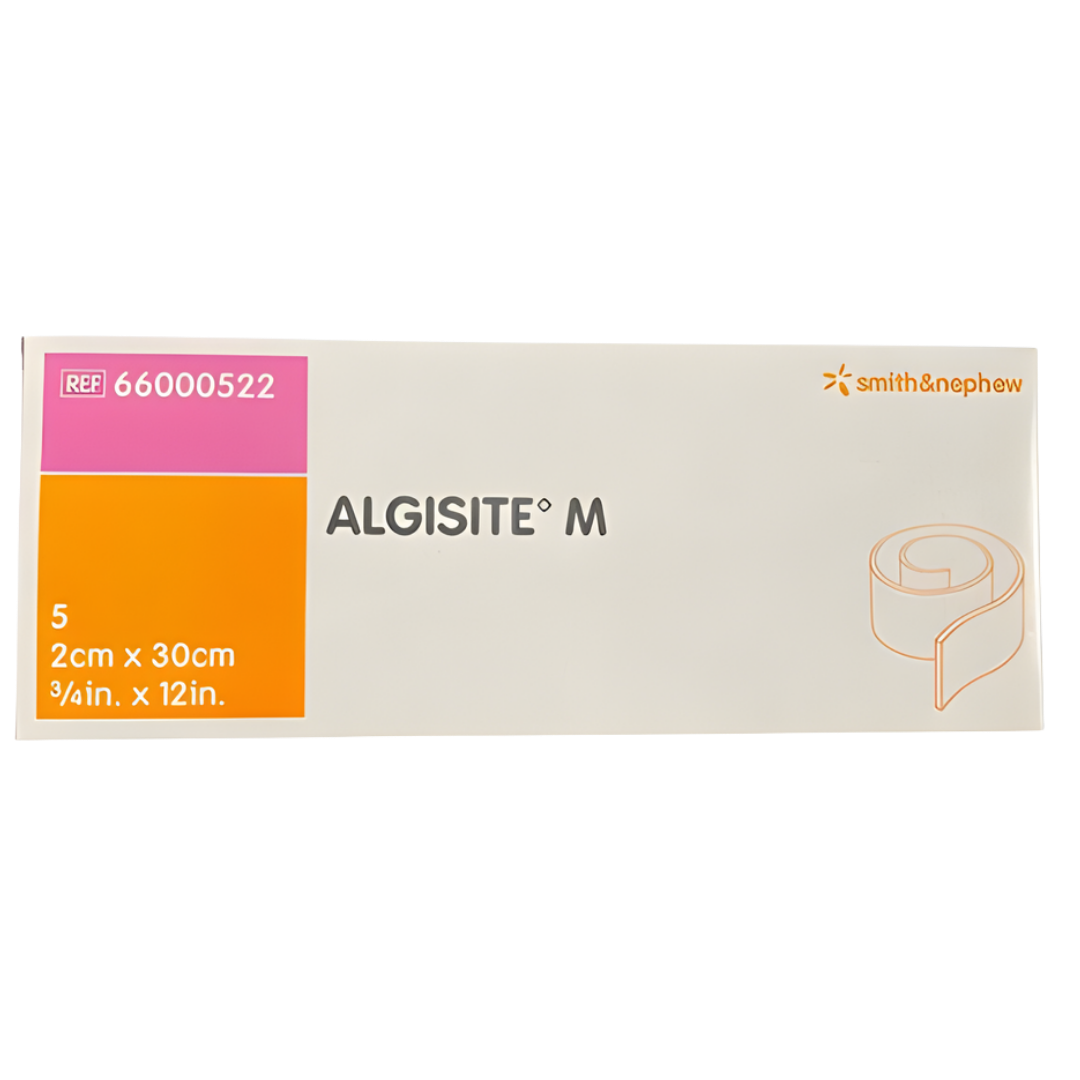 Algisite M Rope Wound Dressing 2 x 30cm provides soft, absorbent calcium alginate protection for cavity and tunnelling wounds, forming a gentle gel for moist healing.