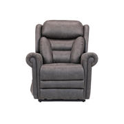 Alivio Donatello Quad Motor Lift Chair in Canyon fabric with lateral backrest – premium mobility recliner offering advanced comfort and support.