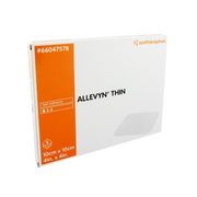ALLEVYN Thin Dressing 10cm x 10cm – Ultra-thin wound dressing for lightly exuding wounds with waterproof protection