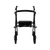 Aspire Flex Adjustable Seat Walker with 8-inch wheels, height-adjustable seat, ergonomic brakes, and under-seat storage for mobility support