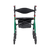 Aspire Oslo Seat Walker – Lightweight black rollator with seat and storage bag.
