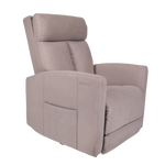 Aspire Renoir Quattro Lift Recliner Chair in dusk colour with four-motor control and luxurious fabric upholstery