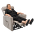 Aspire Renoir Quattro Lift Recliner Chair in dusk colour with four-motor control and luxurious fabric upholstery