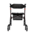 Aspire Stride Adjustable Seat Walker – lightweight, foldable mobility aid with padded seat, adjustable height, and storage bag for everyday use.