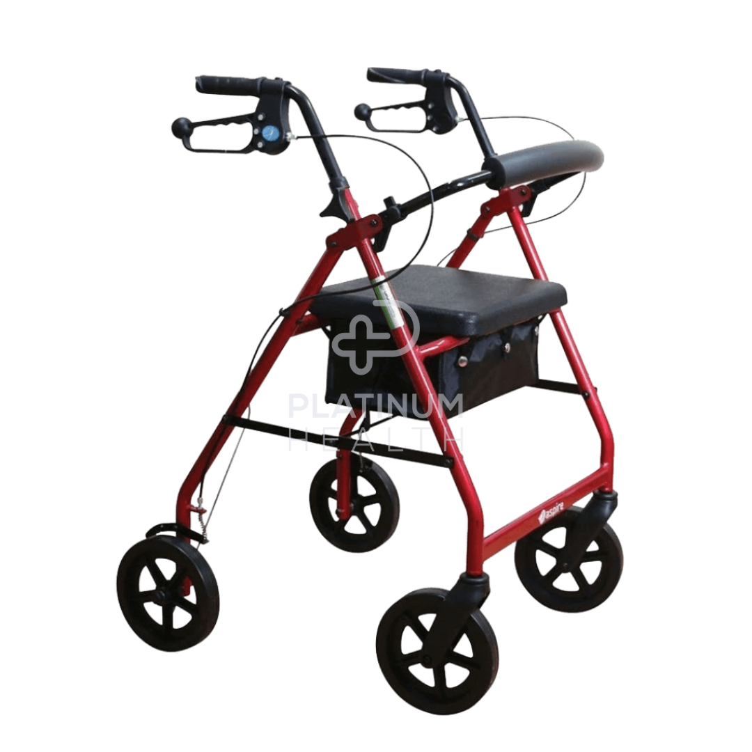 Aspire Classic 8’ Wheels Seat Walker Walking Aids