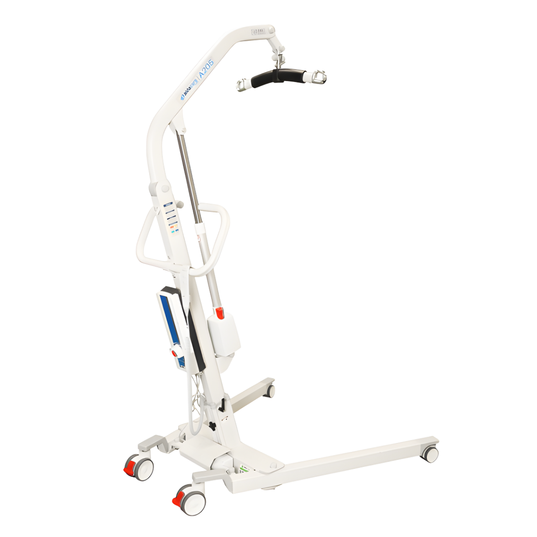 Aspire A205 Aluminium Patient Lifter, a lightweight and durable mobility aid designed for safe and reliable patient transfers in home, aged care, and hospital settings.
