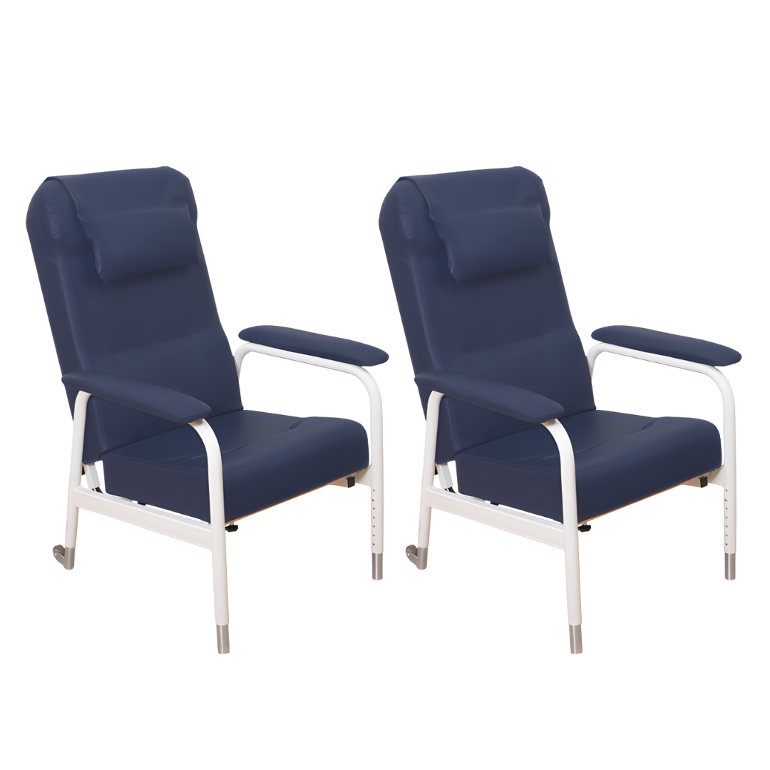Aspire Adjustable High Back Day Chair Pressure Reducing variant, designed for aged care and rehabilitation, offering supportive seating and skin integrity protection.