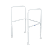 Aspire Aluminium Toilet Surround 175kg Capacity Height-Adjustable