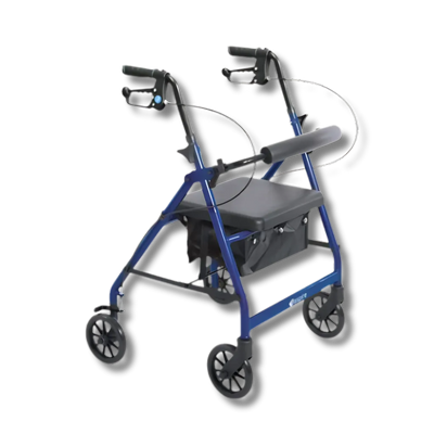 Aspire Classic 6" Wheels Seat Walker Blue 