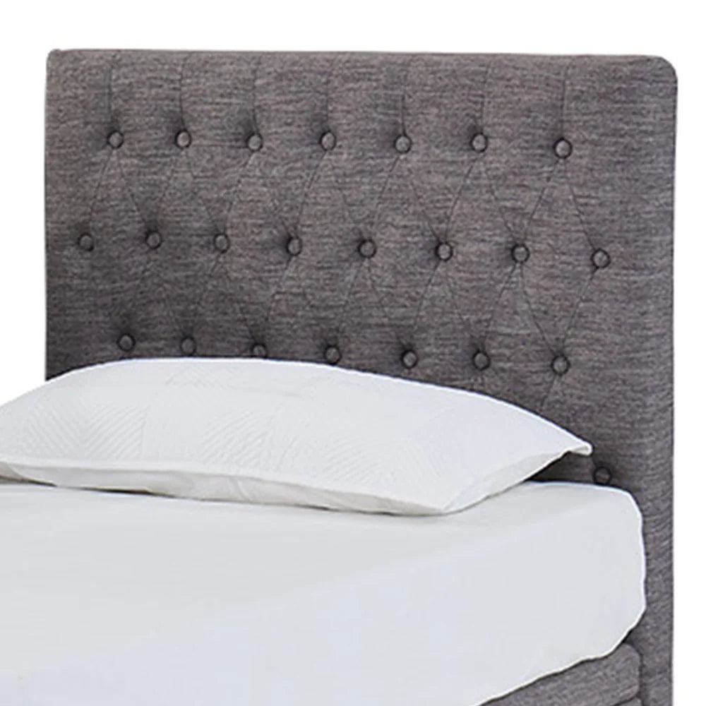 Aspire ComfiMotion Headboard - Chesterfield (Portobello Grey)
