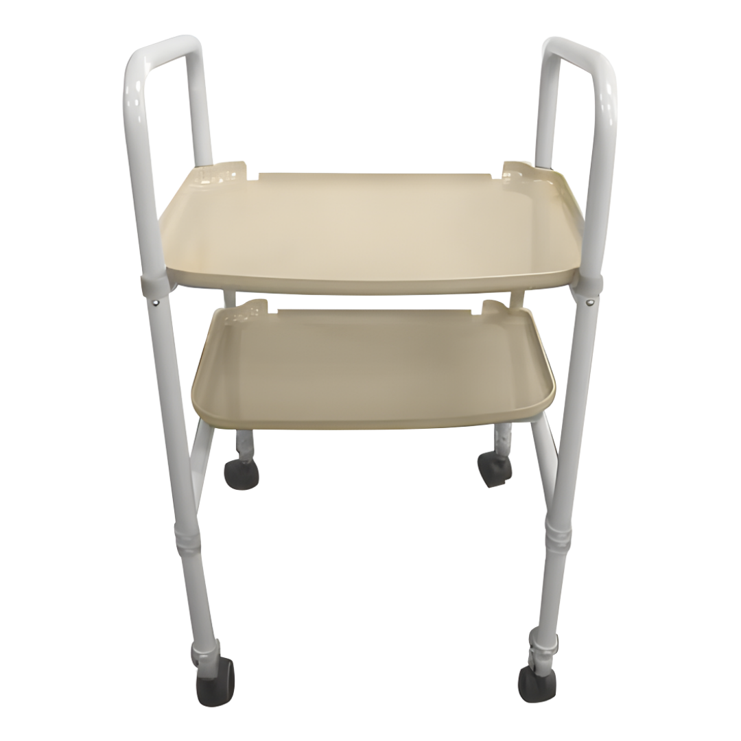 Aspire Meal Trolley standard design with durable frame and smooth castors for safe and efficient meal service.