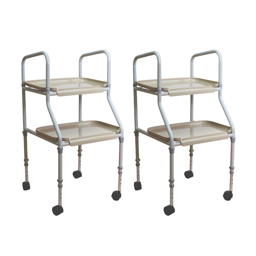 Aspire Meal Trolley standard design with durable frame and smooth castors for safe and efficient meal service.