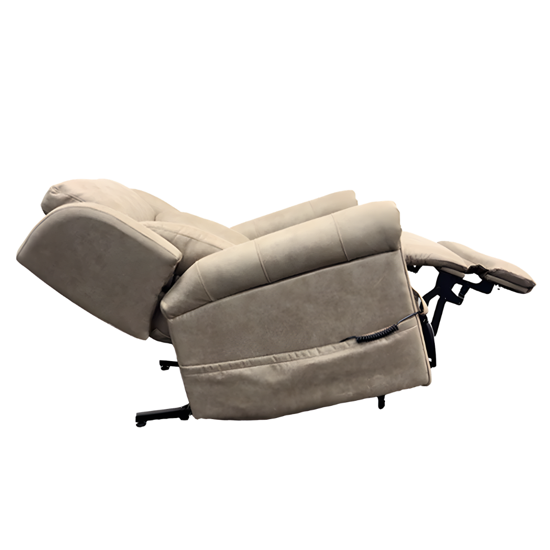 Aspire Raphael X5 Lift Recline Chair shown in a modern setting, featuring supportive cushioning and lift‑assist functionality for users needing safe, comfortable seating support.